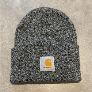 Carhartt Black and White Knit Beanie
